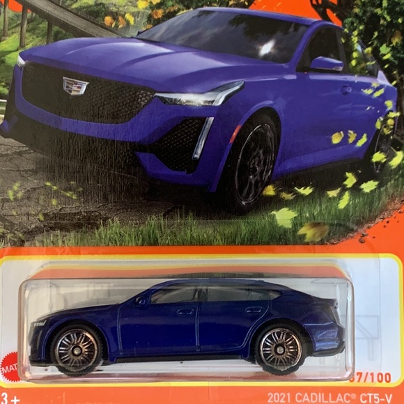 2021 Cadillac CT5–V Caddy Matchbox Car - Picture 2 of 5